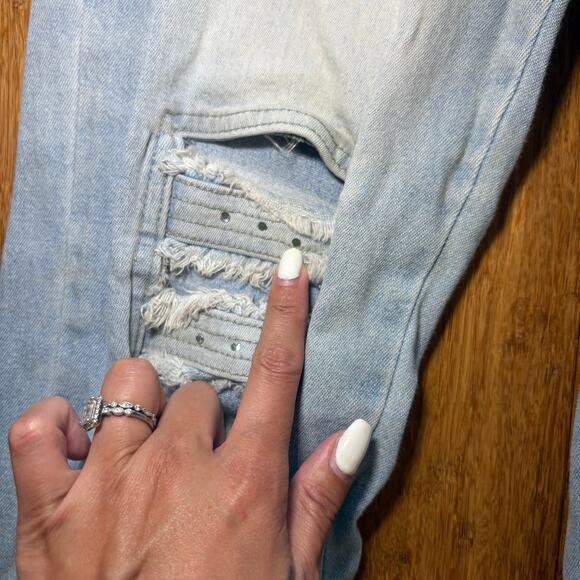 bling cute out denim - Picture 6 of 11